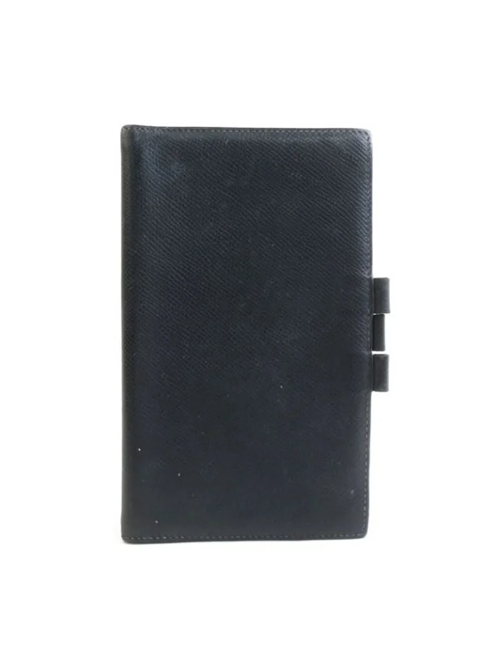 Hermes Notebook Cover Leather Black